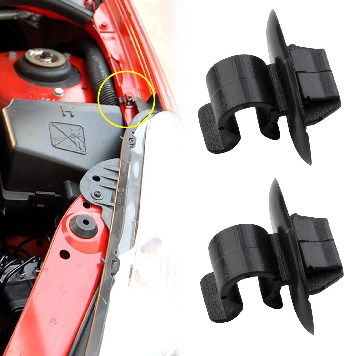 Bonnet Rod Stay Clip Citroen Peugeot Renault Vauxhall Opel 792834 6992P3