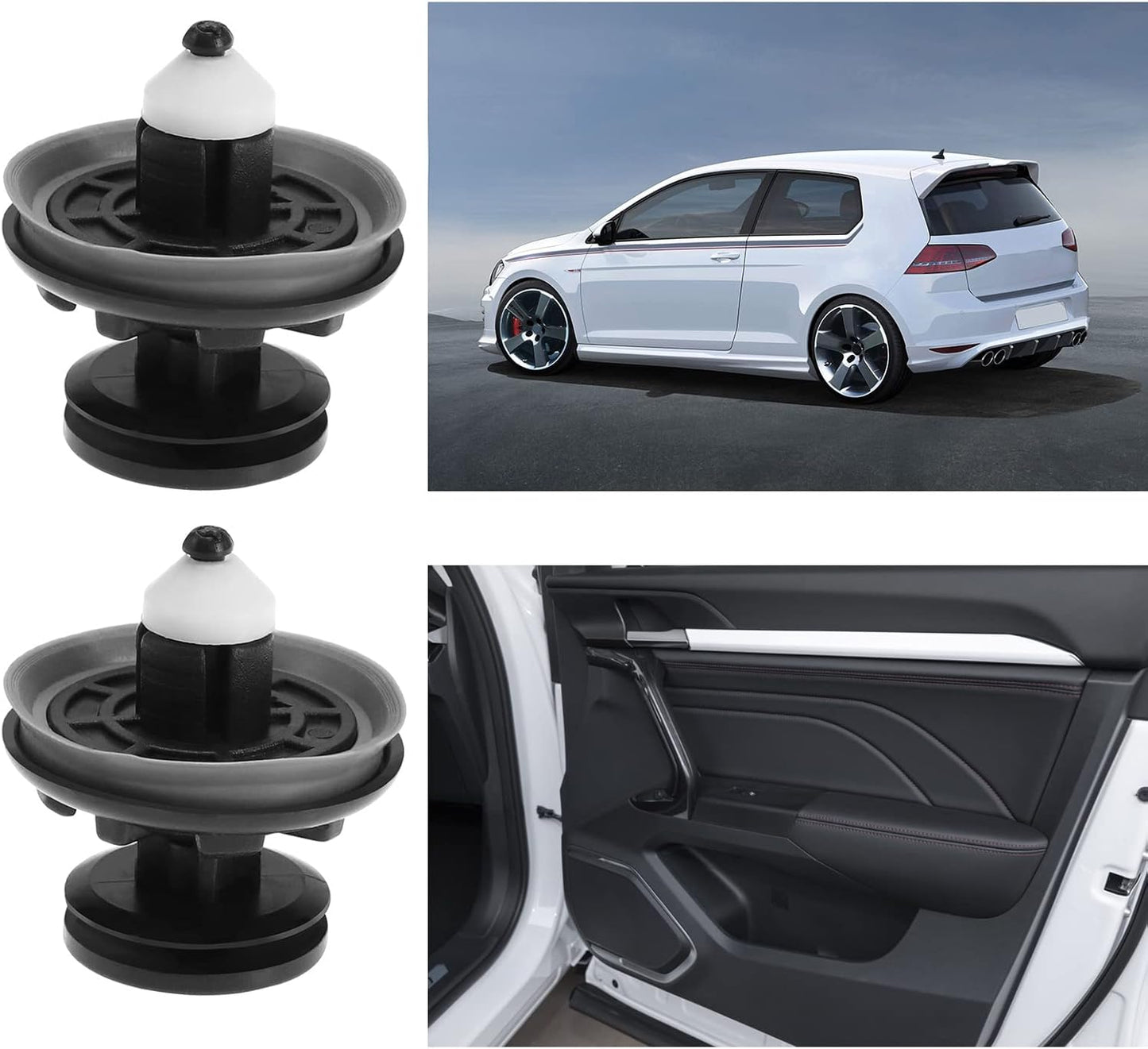 VW Door Card Panel Interior Trim Clips VAG - 6Q0868243