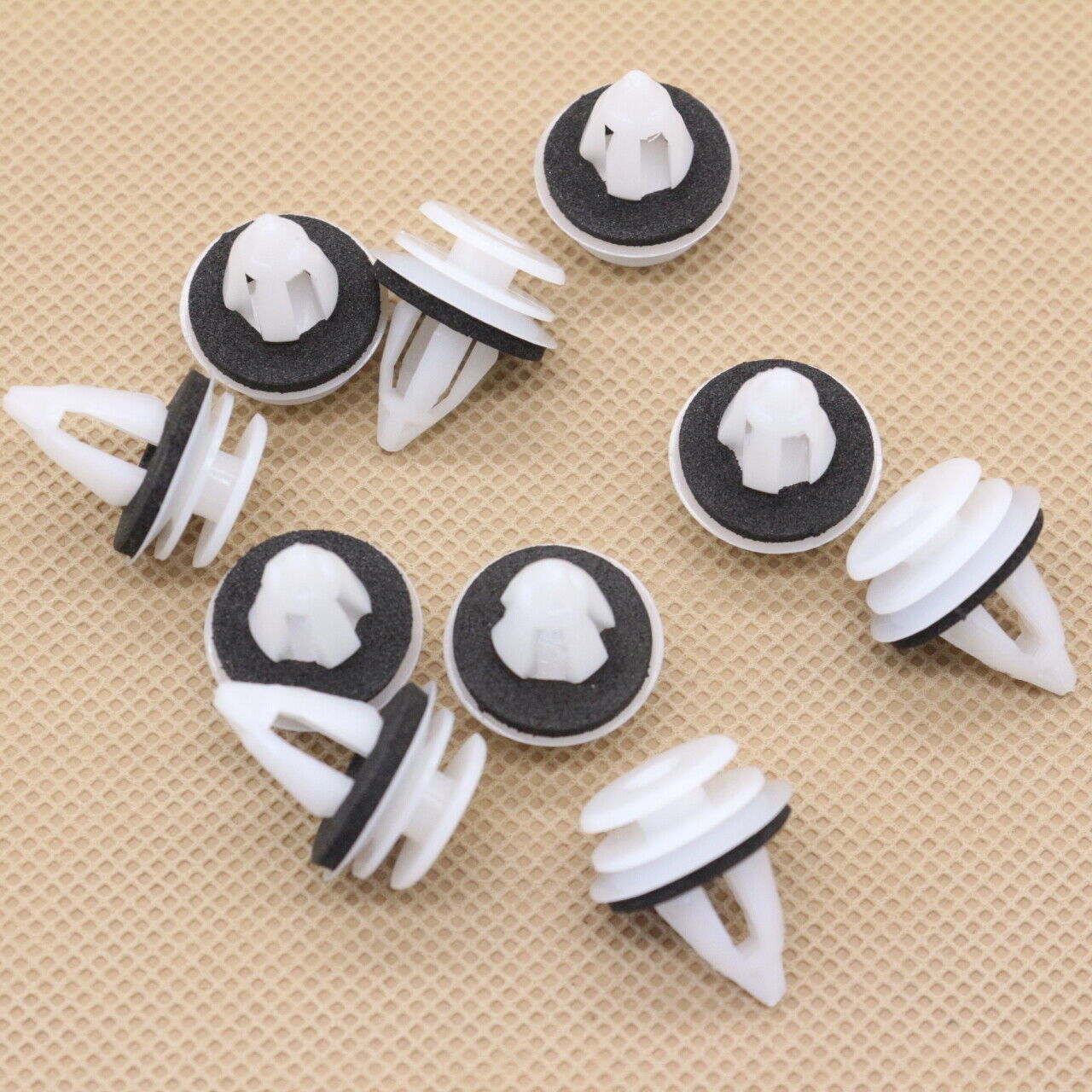 White Interior Trim Clips BMW MINI - 51437001491