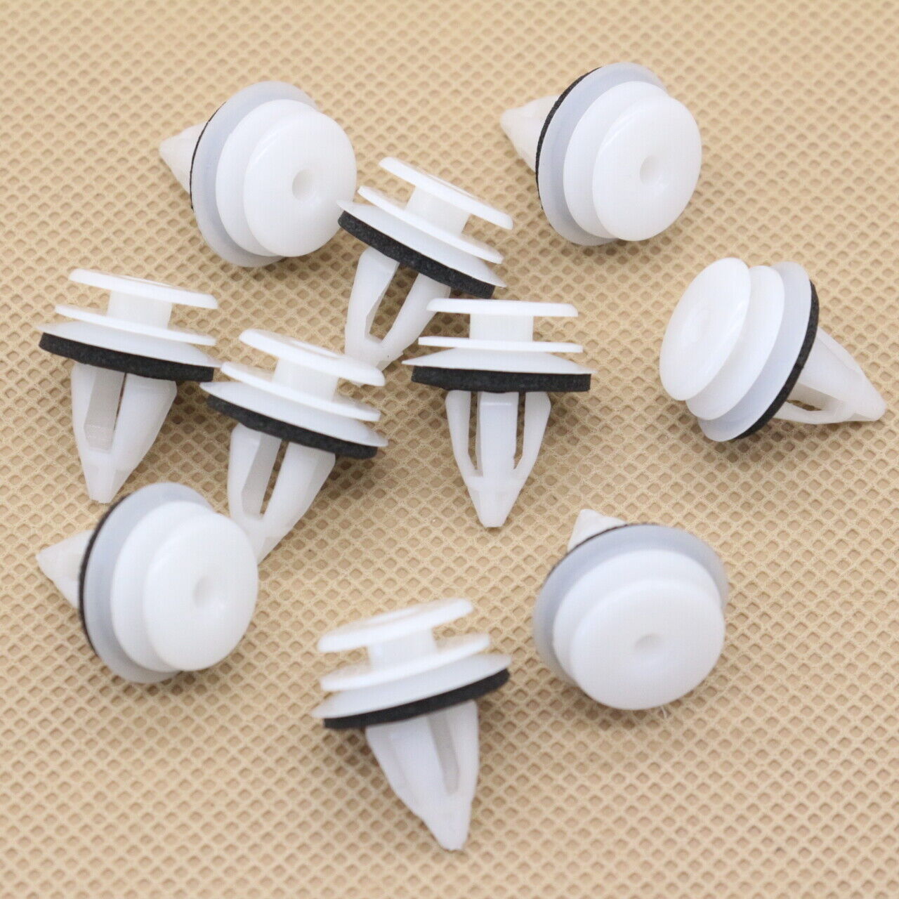 White Interior Trim Clips BMW MINI - 51437001491