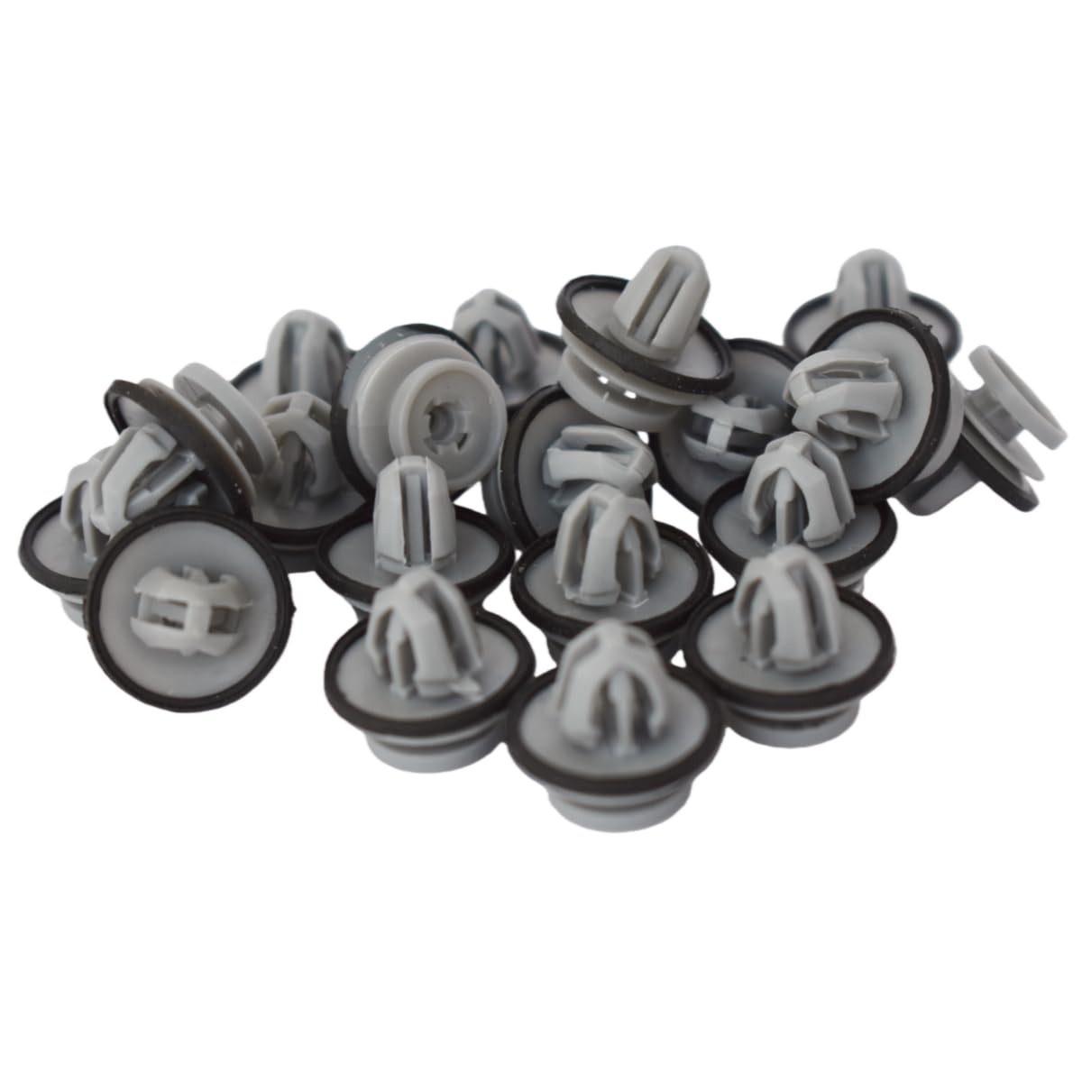 Land Rover Exterior Arch & Door Moulding Clip - Grey Trim Retainer with Rubber Seal LR112137