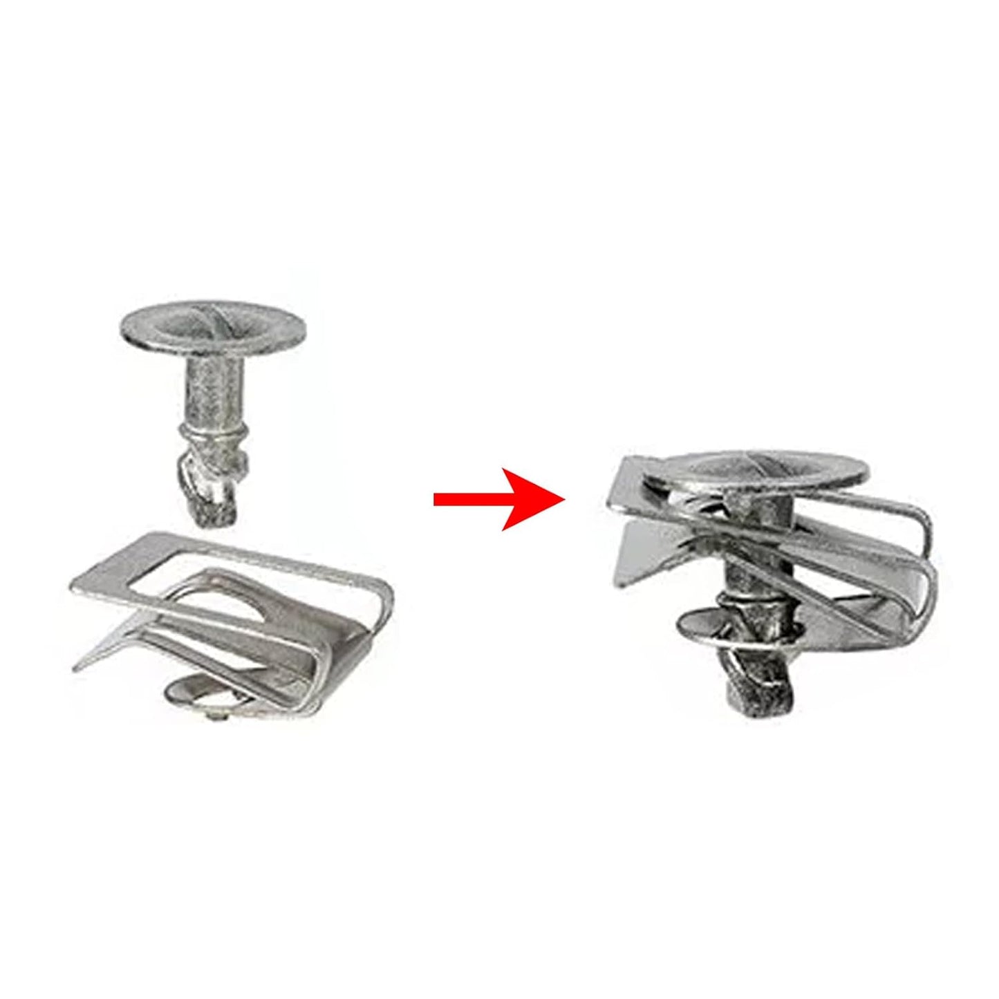 VAG Engine Undertray Fastener Kit - Turn Screws & Speed Nuts for Splash Shield 8D0805960