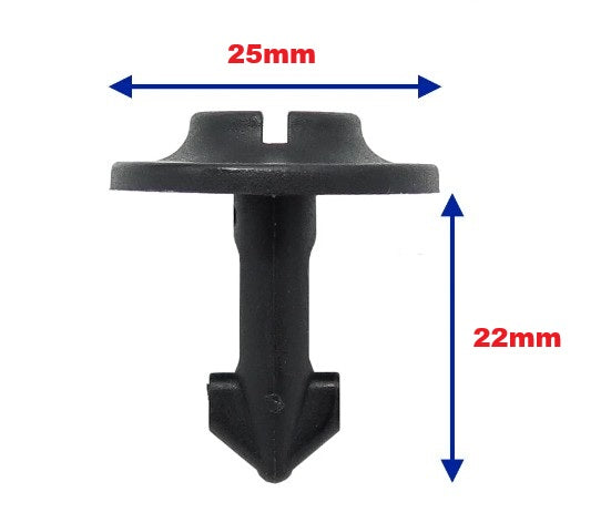 NEXTVAG Undertray Splash Guard Twist Pin & Receiver Set - 4A0805121A / 4A0805163