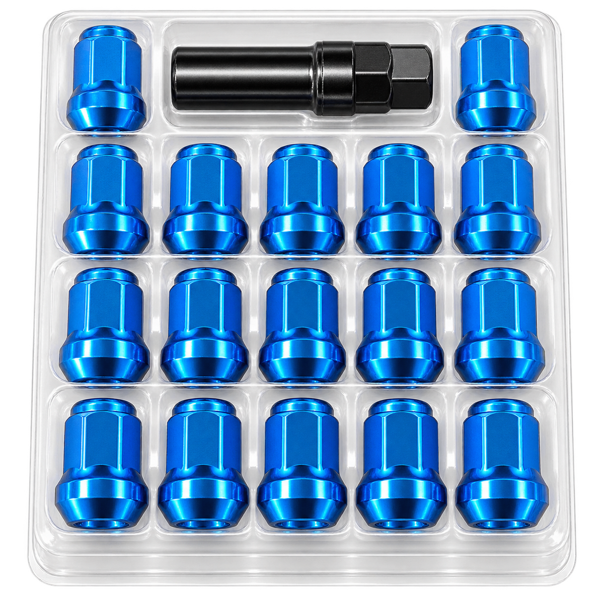 TOPFIT Super Lock Nuts M12x1.5 wheel nut set retail pack
