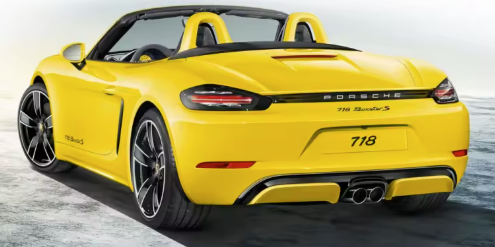 Porsche Boxster Cayman 987 981 718 Twin 102mm Exhaust Tips – PSR9Line