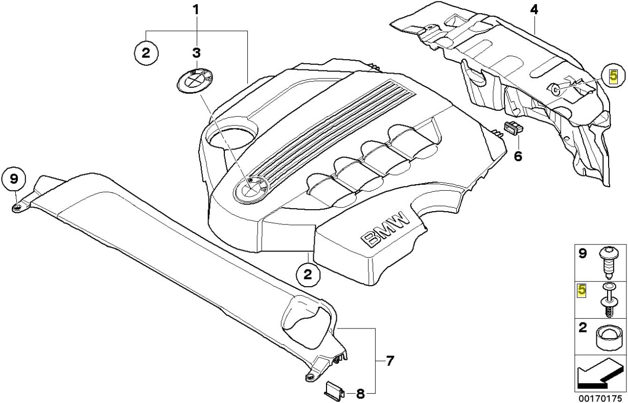 Expanding Push Fit Fir Tree Rivets BMW MINI Mercedes Volvo - 51471911992