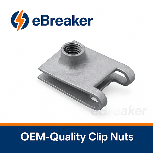 M6 Galvanised Spire Nut C-Clip - Underbody Shield & Trim Panel Fastener