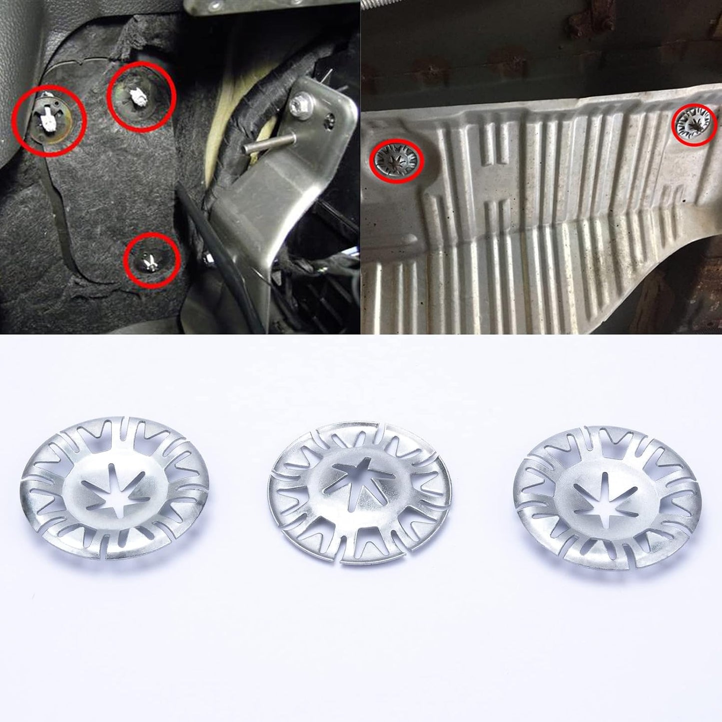 VAG 30mm Star Locking Washer - Underbody Shield & Sound Insulation Retainer N90796502