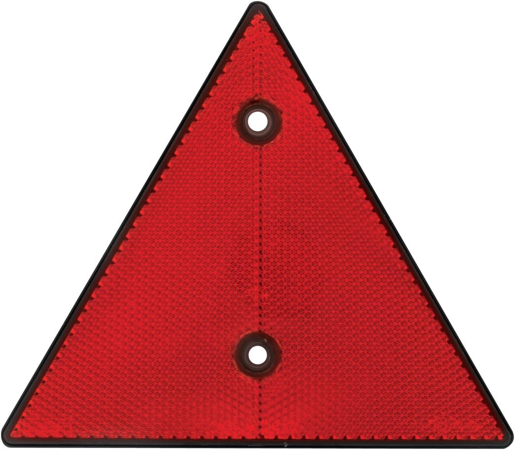 Red Triangle Reflector Set - ECE Trailer Caravan & Recovery Vehicle Safety Reflectors