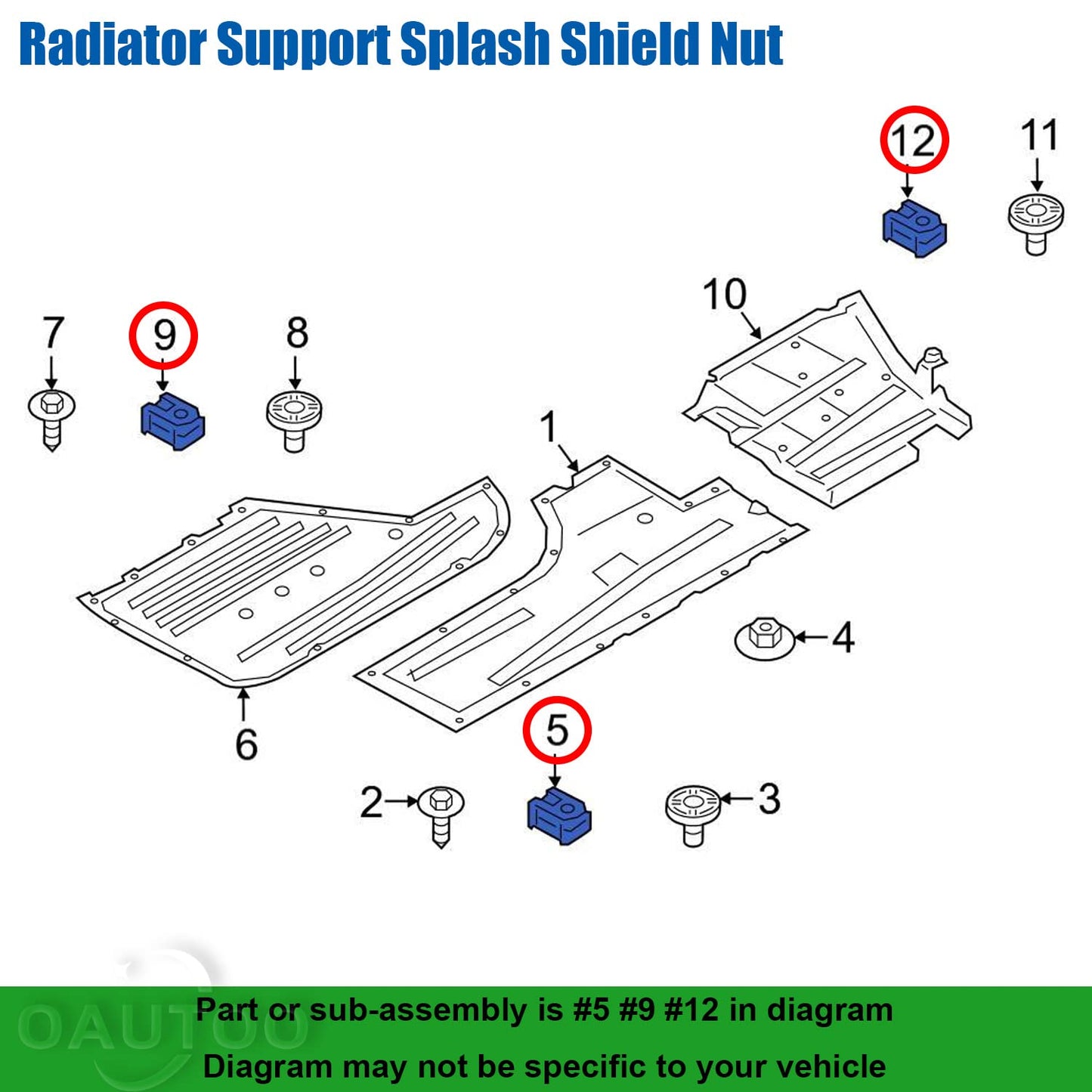 BMW & MINI Plastic Bodywork C-Clip Screw Grommet - 07147311312