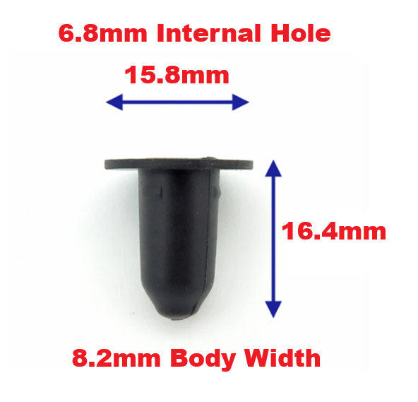 VAG Rubber Grommet Insert - Sealing Plug & Trim Clip Holder 3C0853586