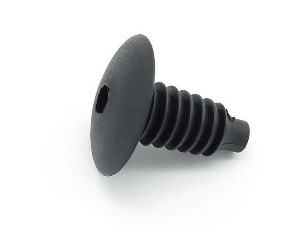 Universal 8mm Fat Fir Tree Push Fit Trim Clip - Black Panel Fastener