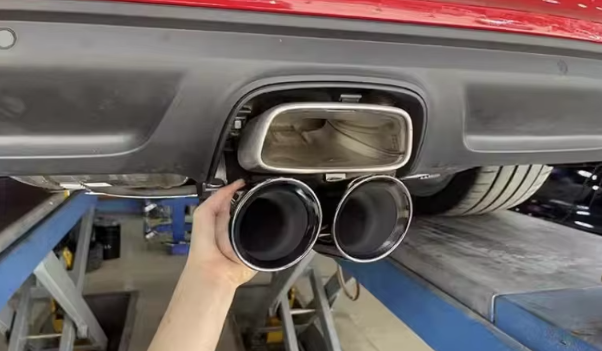 Porsche Boxster Cayman 987 981 718 Twin 102mm Exhaust Tips – PSR9Line