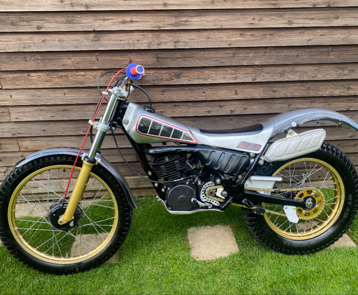 Yamaha TY250 Monoshock — Restored Trials Bike