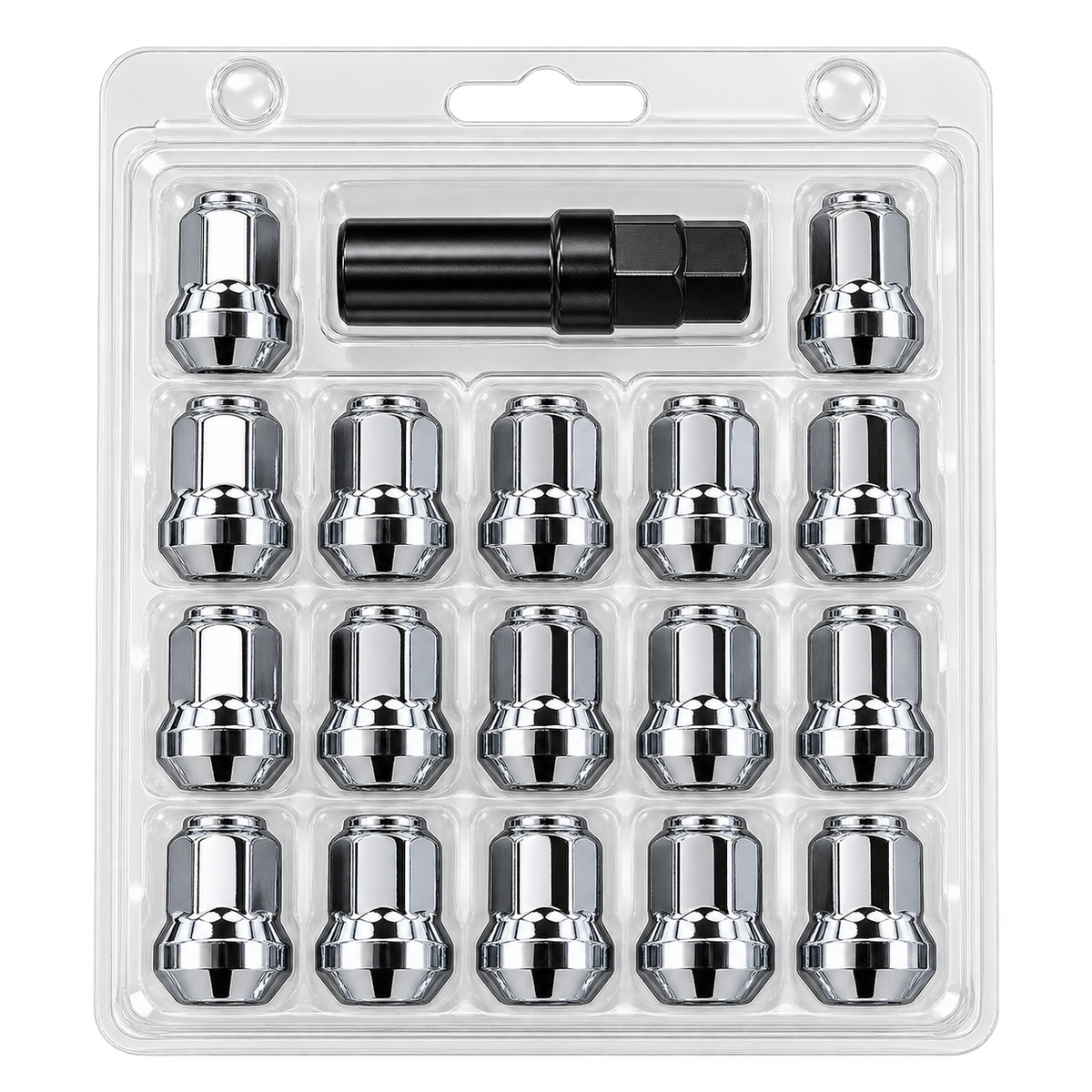TOPFIT Super Lock Nuts 20 nuts and 1 key in tray