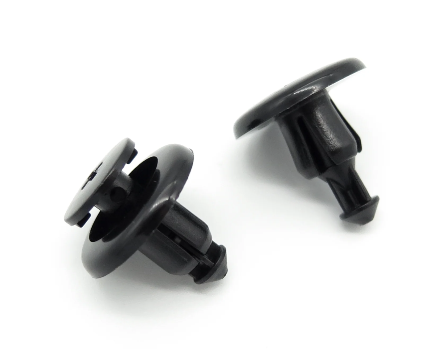 Mazda Subaru 8mm Easy Release Push Fit Plastic Rivet Trim Clips