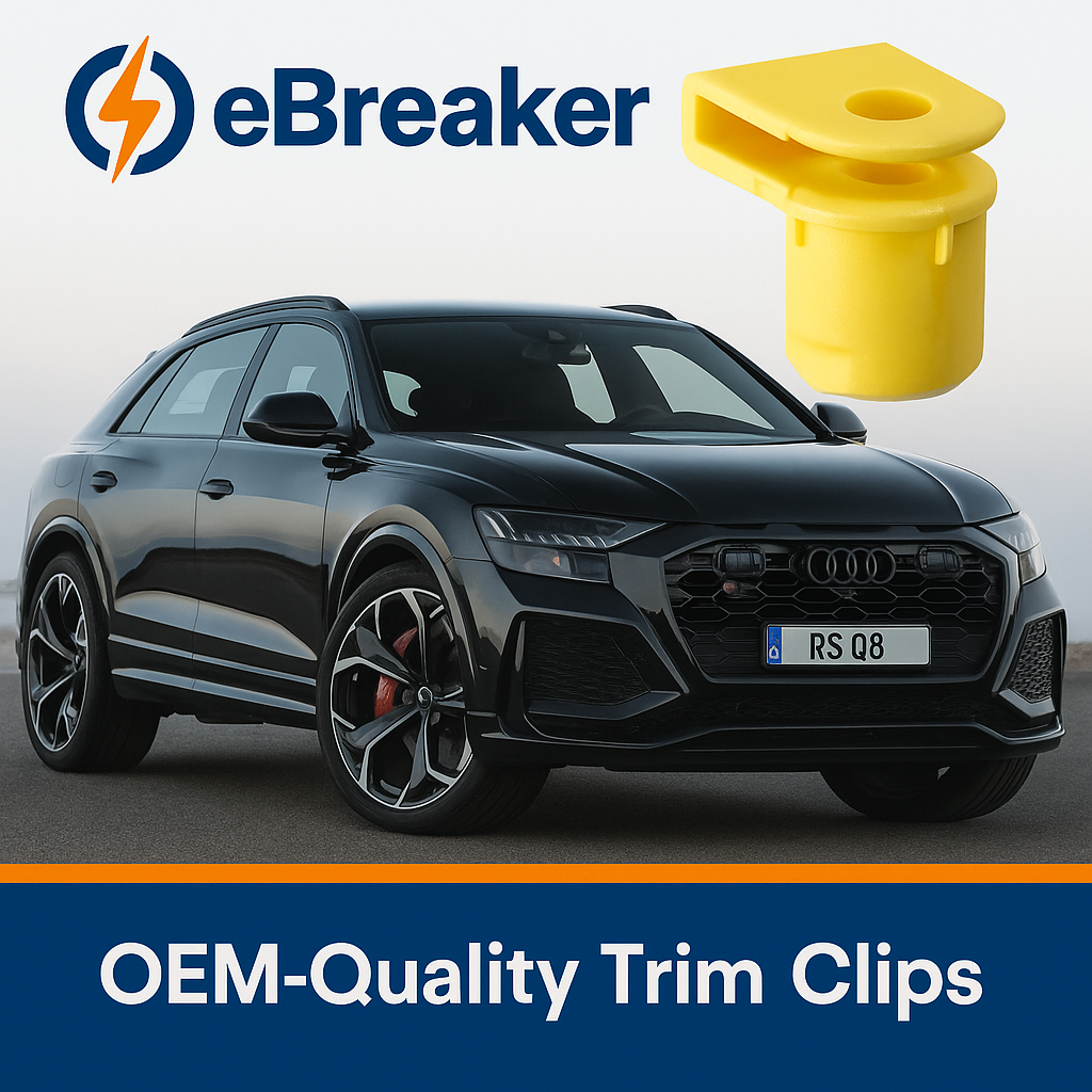 Yellow Bumper & Trim Spire C-Clip Nut - BMW Multi-Brand Fastener 07147212877