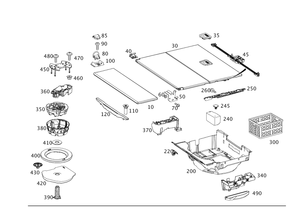 Mercedes Black Trim Panel Retainer Clip - Boot Liner Fastener A0009914795