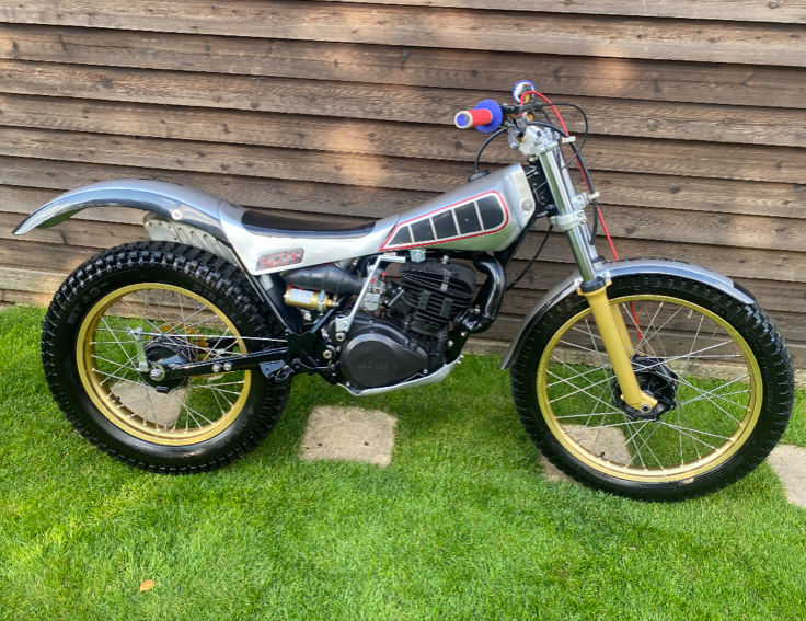 Yamaha TY250 Monoshock — Restored Trials Bike
