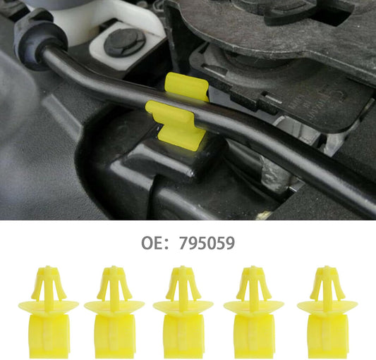 Citroen Peugeot Vauxhall Bonnet Rod Holder Clip Yellow 795059 Engine Bay Stay Clip