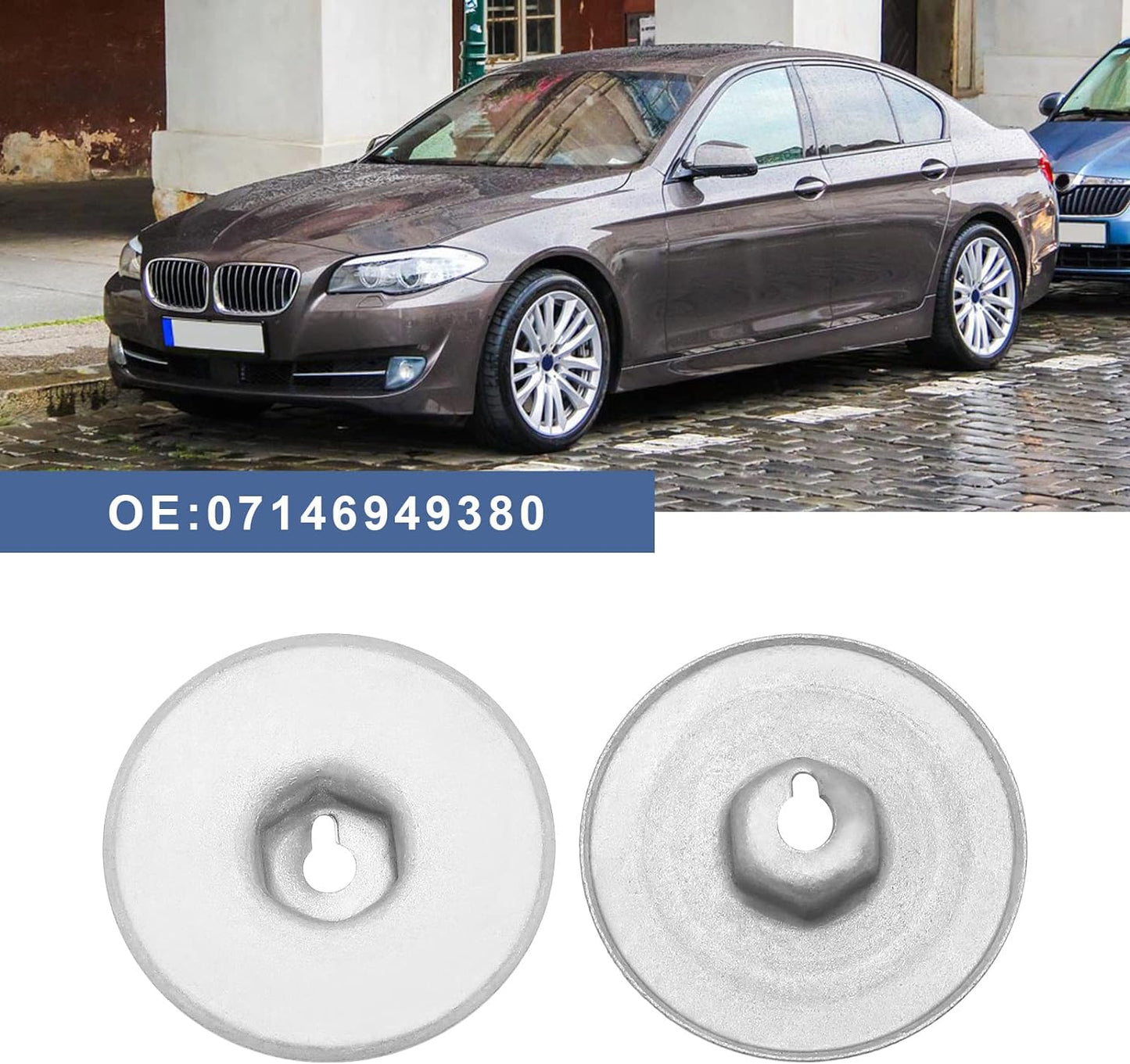 Heat Shield Press Stud Washer Nut BMW MINI 30mm - 07146949380
