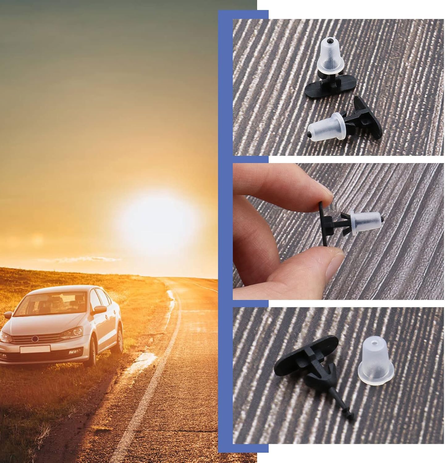 VW Group Weatherstrip & Door Seal Retaining Clip - 1H0837719