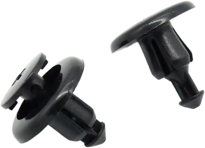Mazda Subaru 8mm Easy Release Push Fit Plastic Rivet Trim Clips