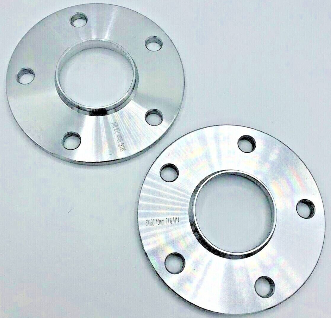 Porsche Wheel Spacers 15mm Set Of 2 in Silver 5x130 PSR9Line0