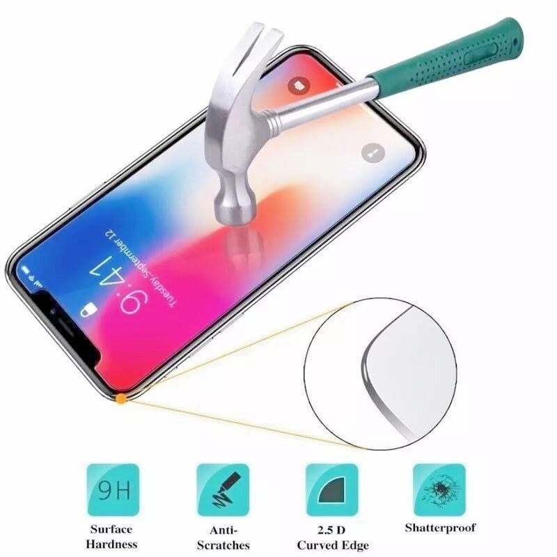 For Apple IPhone X 9H Genuine Tempered Glass Screen Protector XS Guardian 3