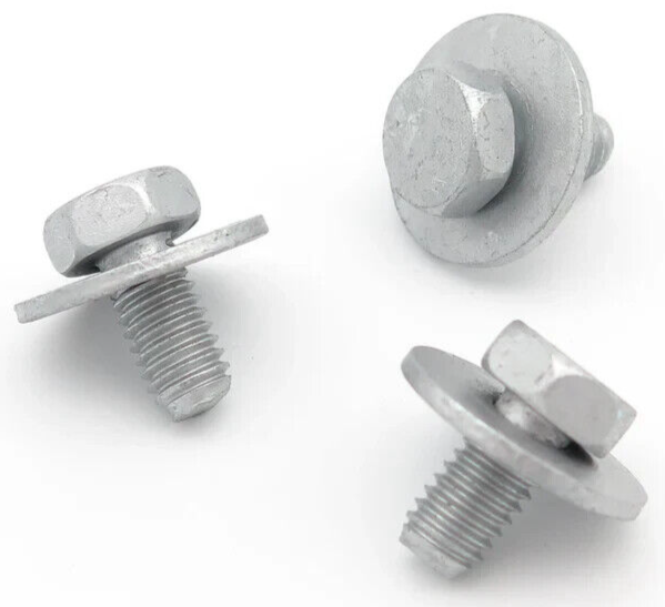 VW AUDI 10mm Captive Washer Bolt N10009110 x10 PCS Seat Skoda Fits Many Models1