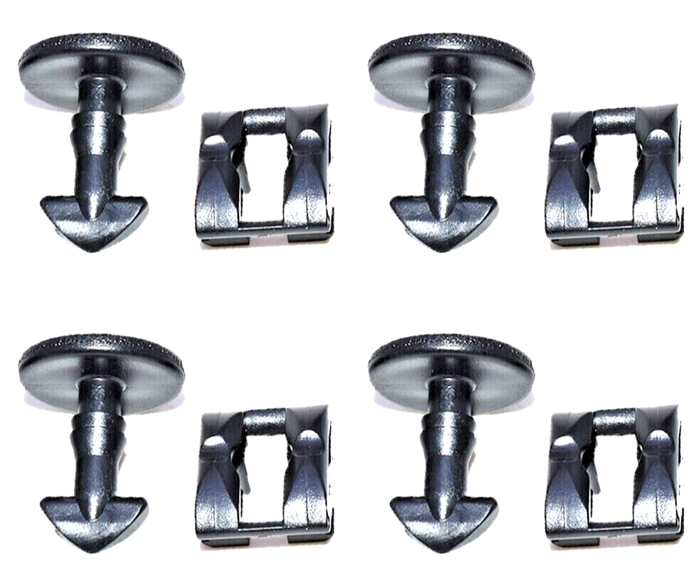 Land Range Rover Bumper Tow Cover Twist Bolt & Receiver x4 Sets DYR & DYF 5000103