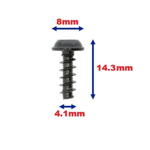 PORSCHE Small Interior Trim Panel Fixing Torx Head Screw x10 - Fits 2018 to 20211
