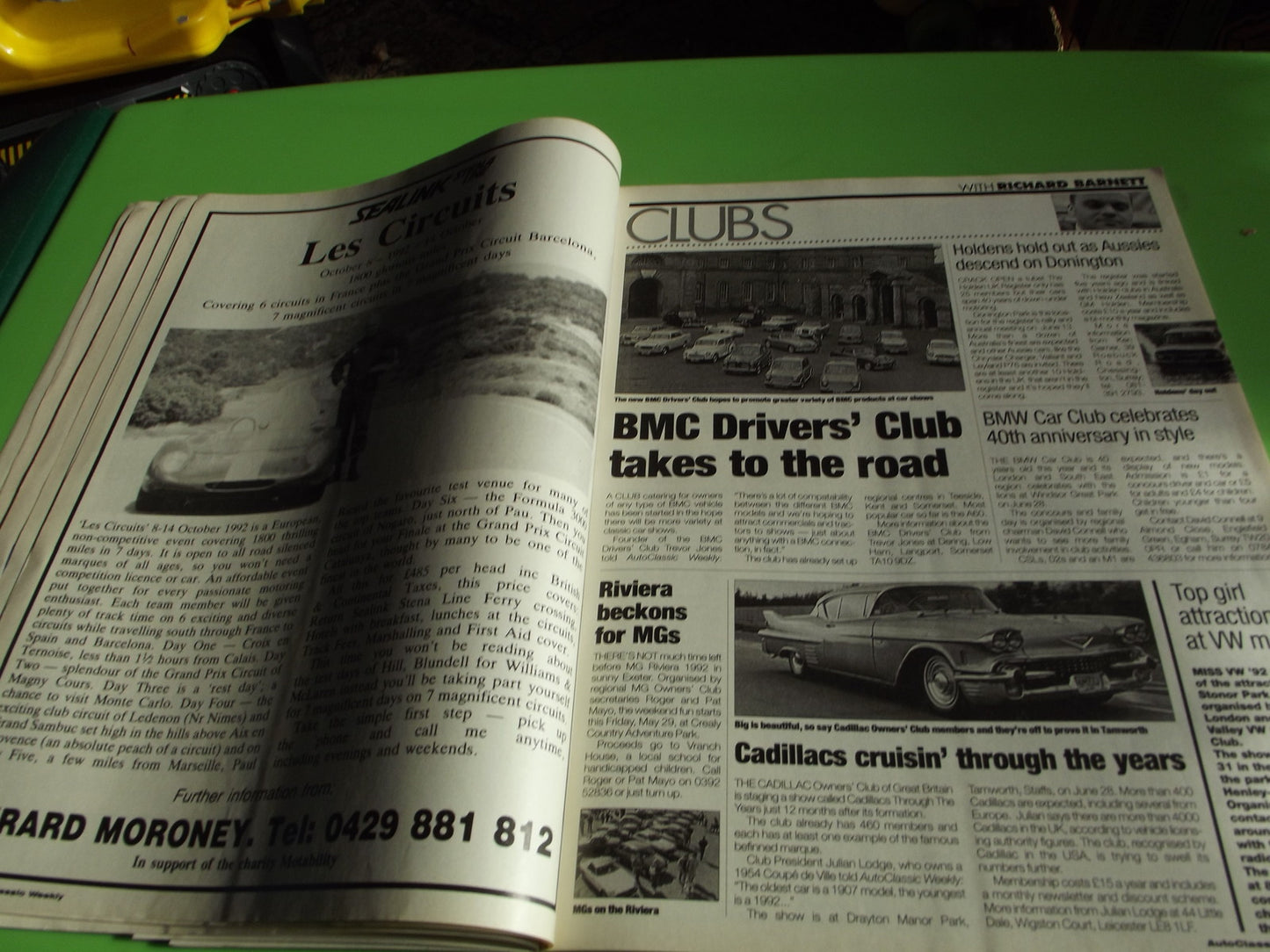 AUTO CLASSIC WEEKLY  MAGAZINE MAY 1992 #c33