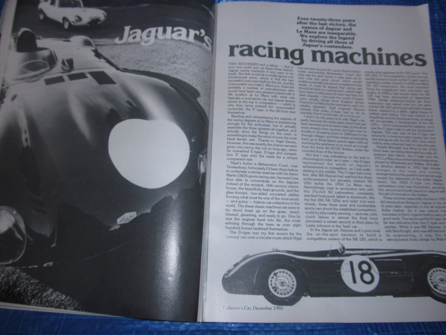 1980 DECEMBER COLLECTORS CAR MAGAZINE / BUGATTI MERCEDES PORSCHE JAGUAR C D #bk16