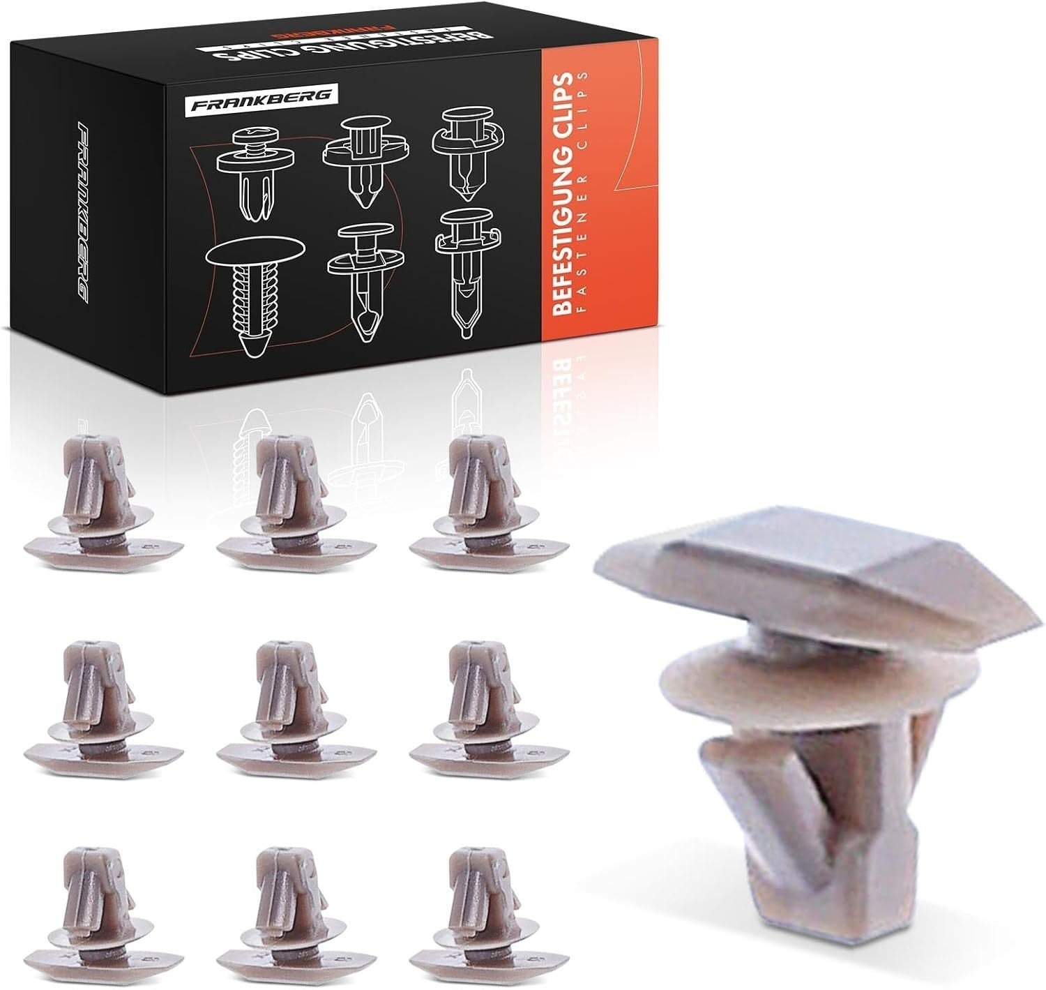 Mitsubishi Weatherstrip Rubber Seal Retaining Trim Clip Brown MU481027 Pack 15pc20