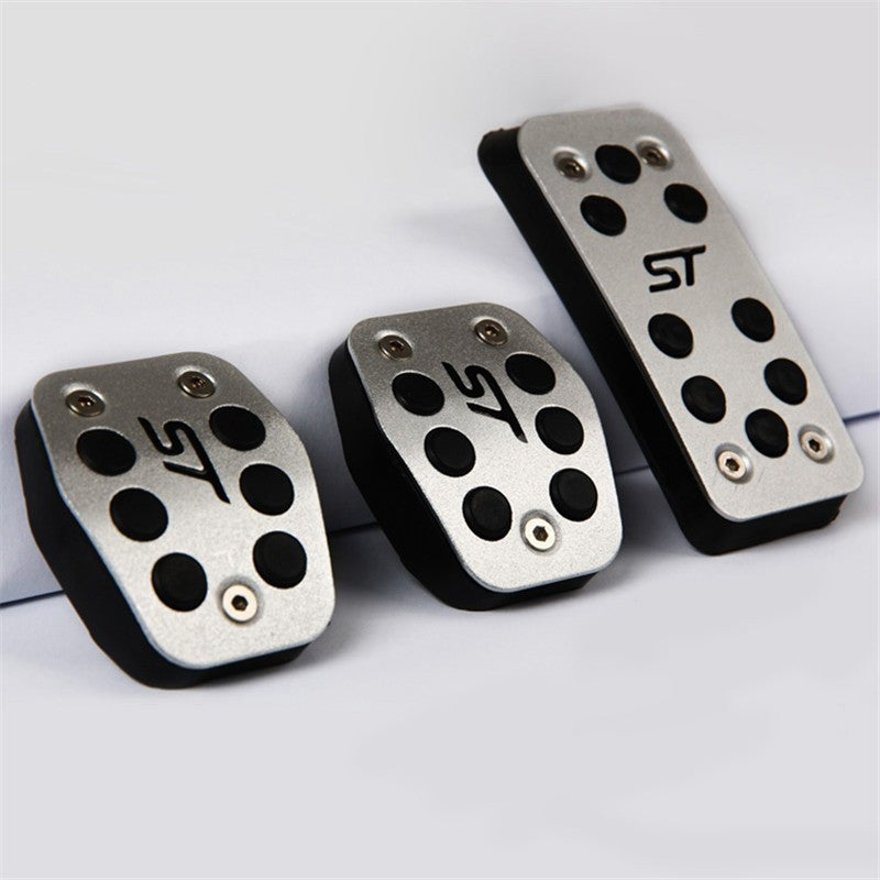 FORD Kuga ST Alloy Brake Clutch Accelerator Pedal covers # MK2 & MK3 Black Logo6