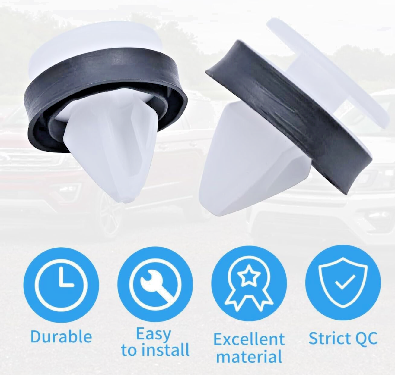 Ford Transit Custom Trim Panel Clips Door Moulding Side Body Fixing 5255437 x5pc1