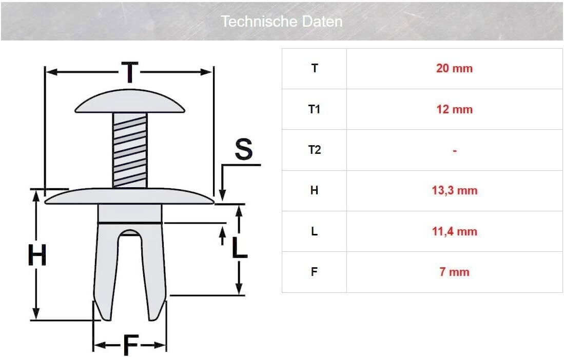 BMW Body Trim Expanding Rivet 20 QTY - X 1 2 3 4 5 6 7 8 Series OEM 51481915964.13