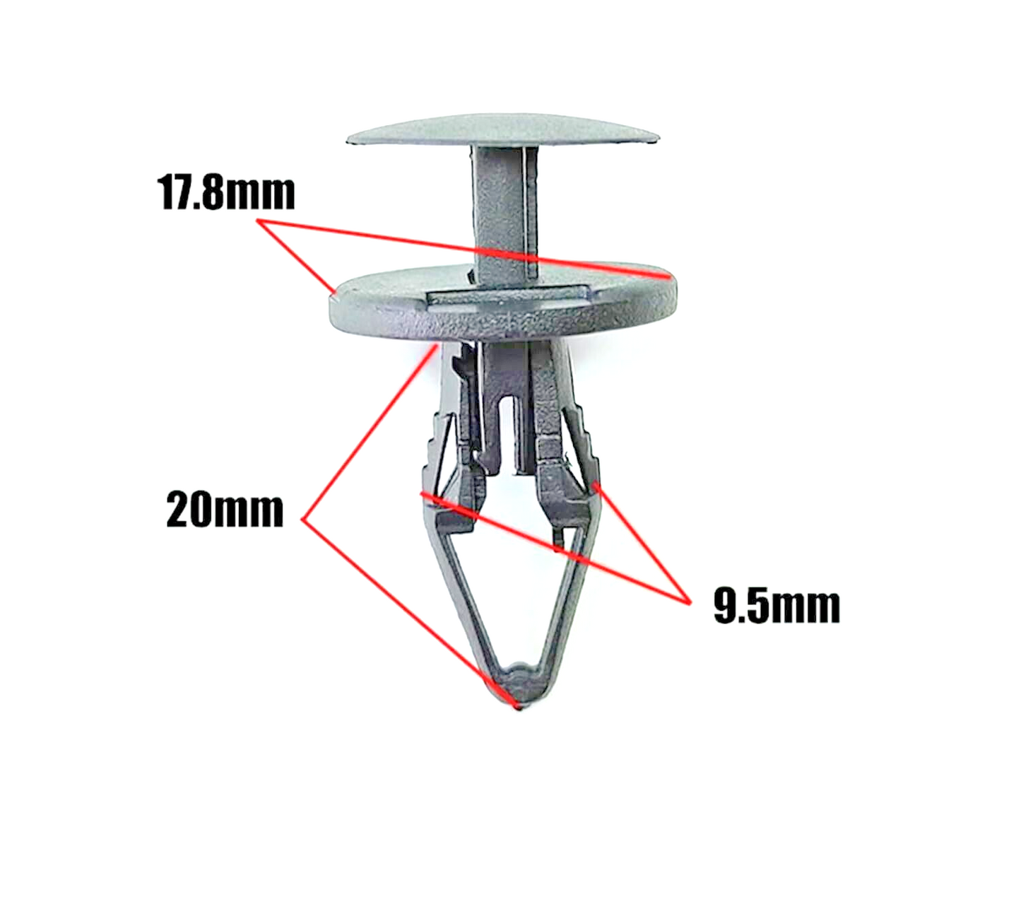 Ford Fiesta Focus Bumper Wheel Arch Lining Splash Guard Rivet Fixing Clips 20pcs3