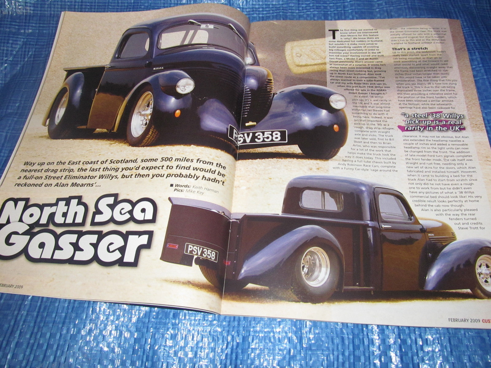 CUSTOM CAR MAGAZINE FEBUARY 2009 /   #bk12