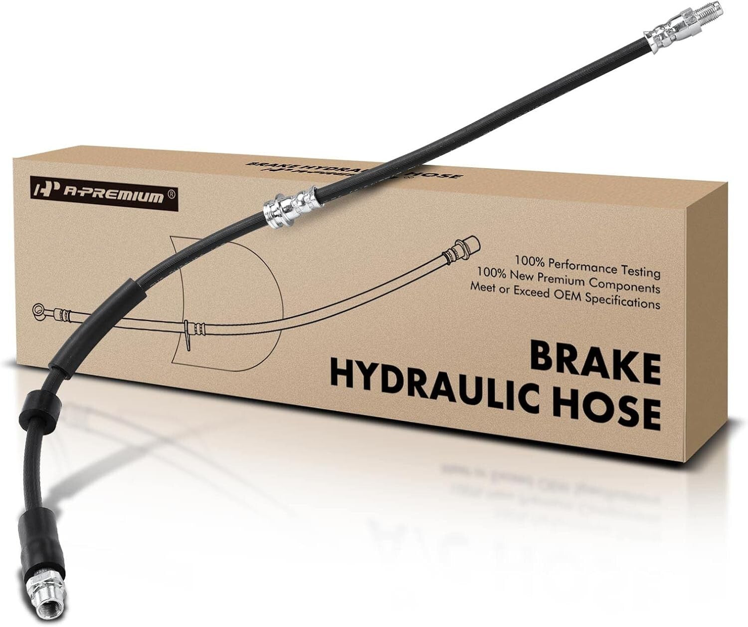 BMW Front Brake Hose 1 2 3 4 F Series #34306792254 Brake Pipe Line 2010 – 20214