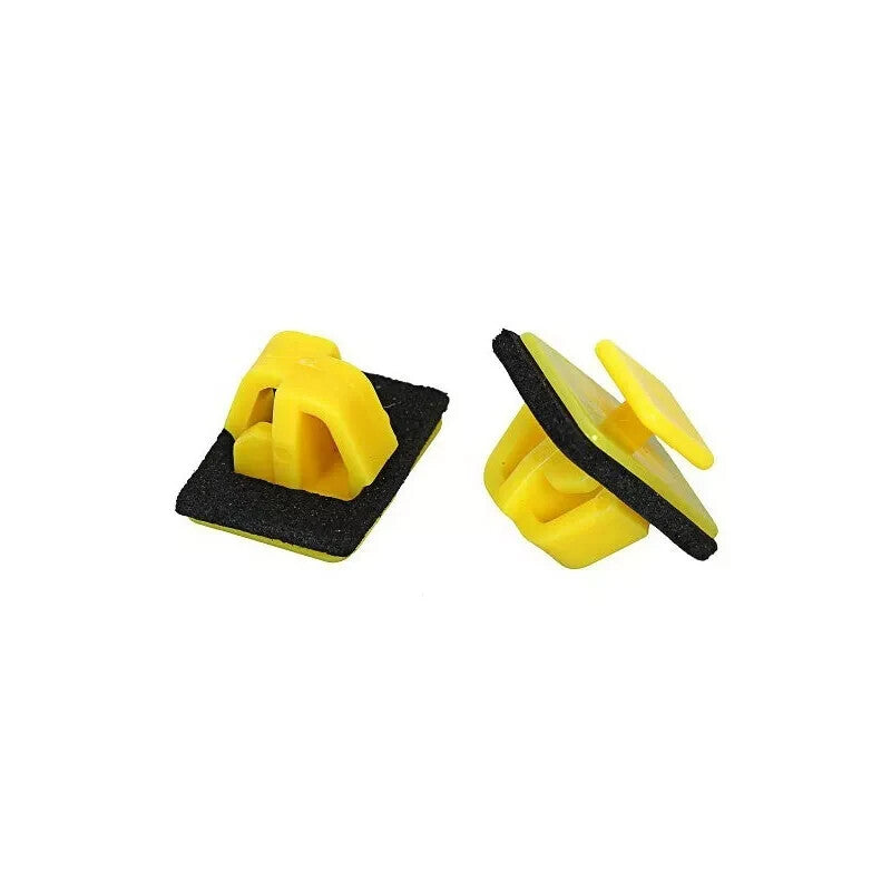 Kia Hyundai Exterior Body Side Moulding Trim Skirt Cover Clip Yellow X15 Pcs16