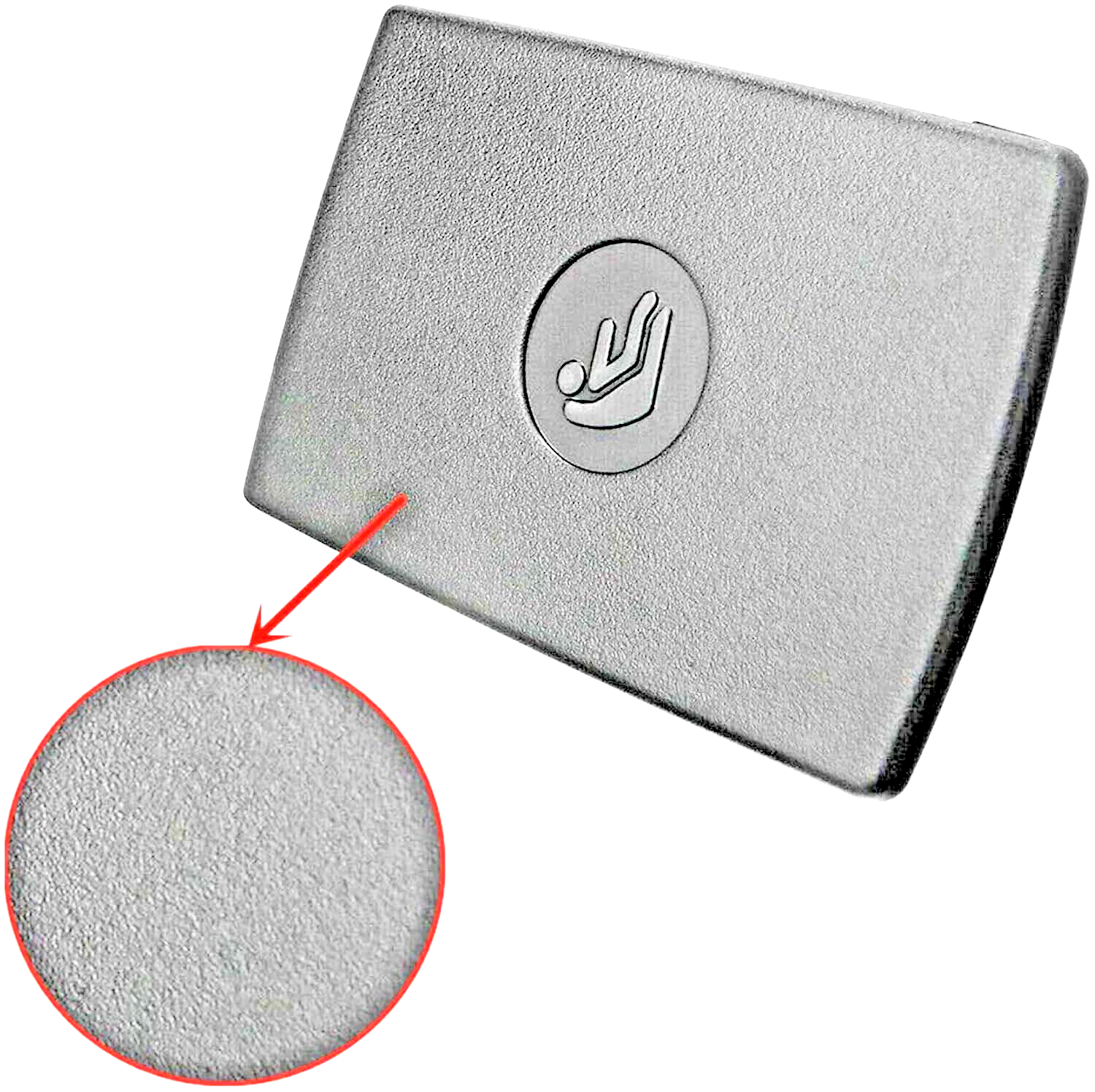 BMW Rear Childs Seat Fitting ISOFIX Trim Cover Flap in Black OE 17949110 73196867