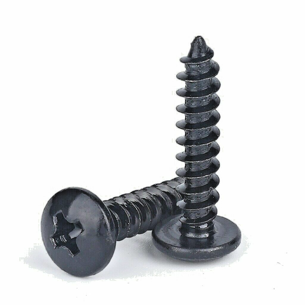 Car Undertray Fixing Kit Coated U Clip & Self Tapping M4x20 Screws 10 Sets = 20p4