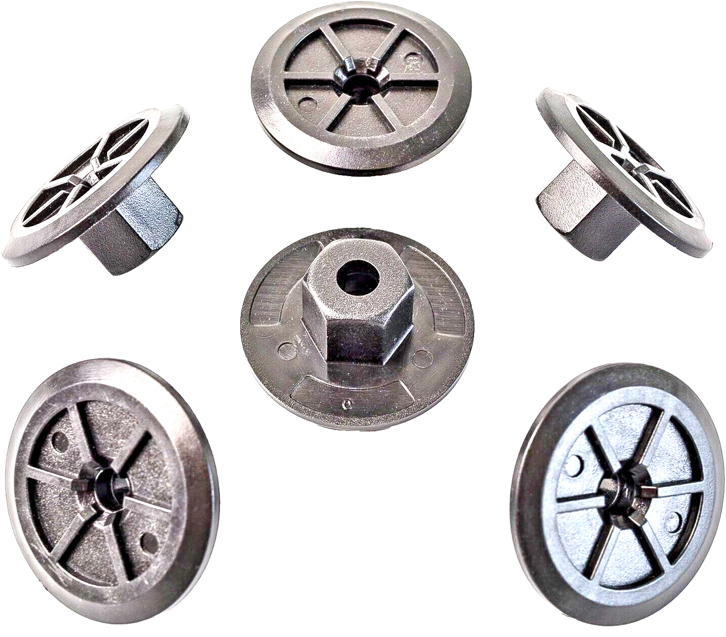 10mm Hex Head Plastic Flange Nut. x5 pcs Arch Liner Splash Guard Under body Tray0