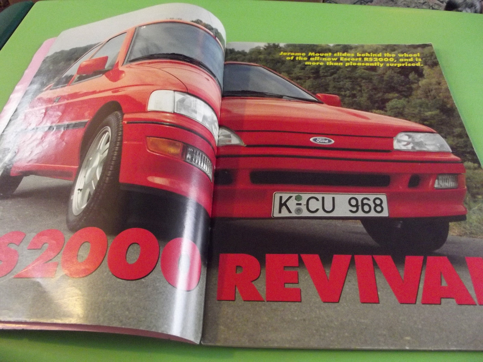 RS 2000 FAST FORD MAGAZINE NOVEMBER 1991 #C52