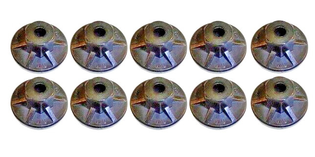 UNDERTRAY ARCH LINER SIDE SKIRT TRIM & BUMPER FIXING NUT VW AUDI N90757901 20Qty9