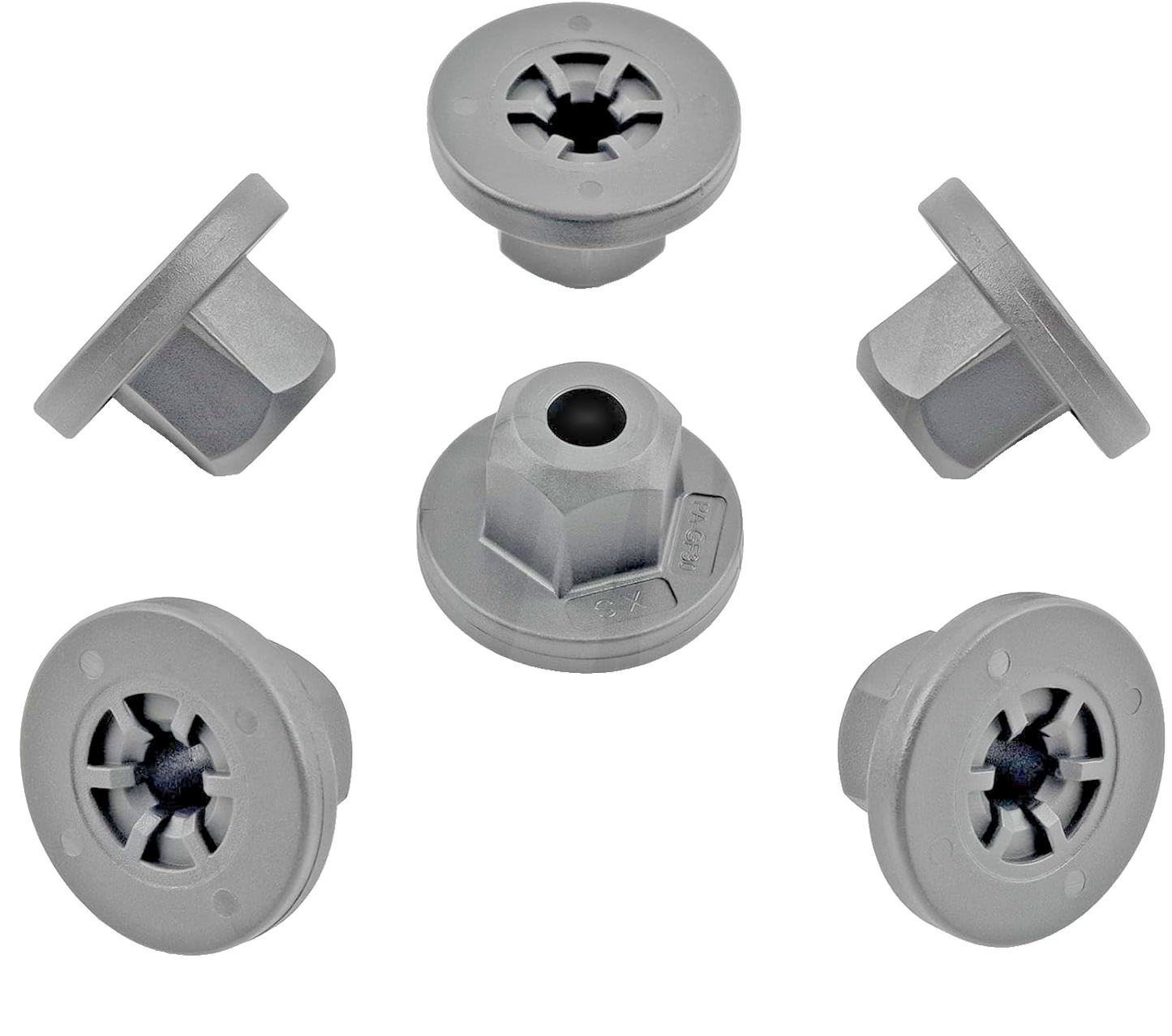 MINI Hex Head Plastic 10mm Nut Under Tray Splash Guard Trim Panel Fastener -5Pcs20