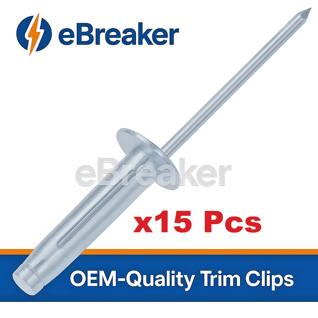 MERCEDES Aluminium Blind Rivet 4mm Hole 8mm Collar Fits All Automotive  Pack #150