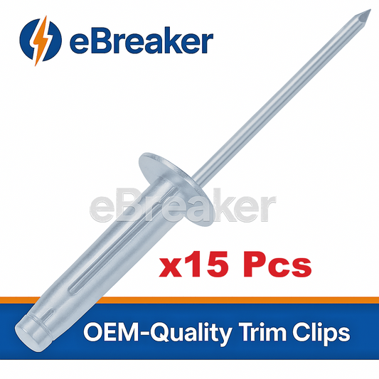 MERCEDES Aluminium Blind Rivet 4mm Hole 8mm Collar Fits All Automotive  Pack #150